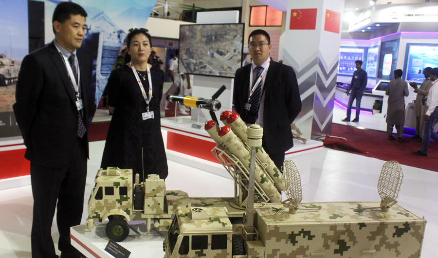 Pakistan’s trade show for military equipment continues in full swing