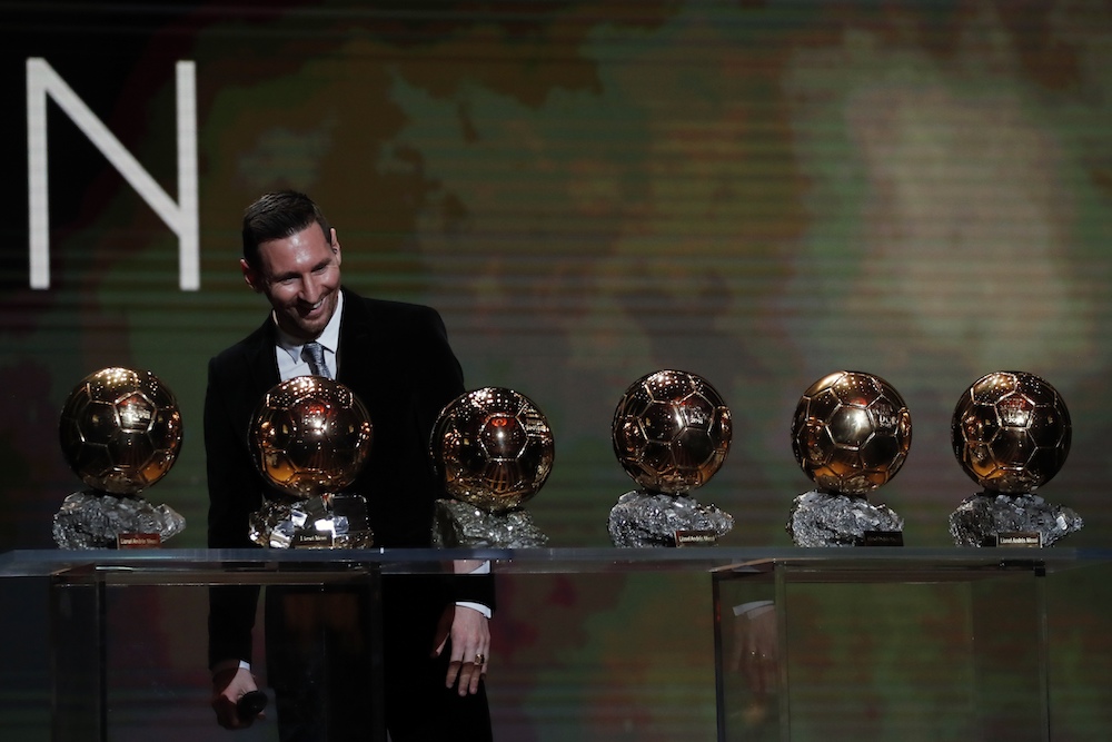 Lionel Messi wins record sixth men's Ballon d'Or award Arab News PK
