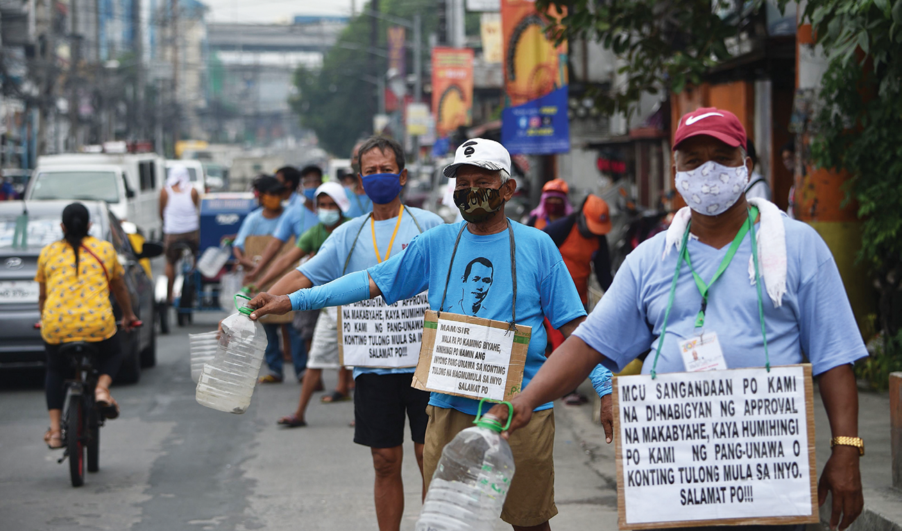 Philippine jeepney Drivers Hit By COVID 19 Crisis Arab News PK
