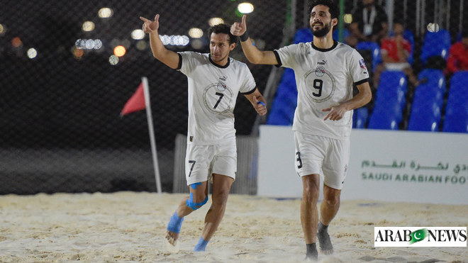 ستواجه مصر وعمان في نهائي البطولة العربية لكرة القدم الشاطئية