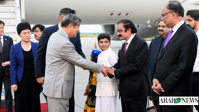 Chinese vice-premier arrives in Pakistan for 10-year corridor project celebrations