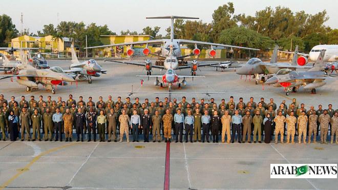 Air exercise ongoing in Pakistan with participants from 14 nations including Saudi Arabia, UAE