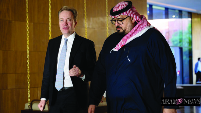 وزير الاقتصاد السعودي يستقبل بورج بريندا عضو المنتدى الاقتصادي العالمي