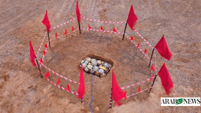 Saudi Masam project clears 1,609 explosive devices in Yemen