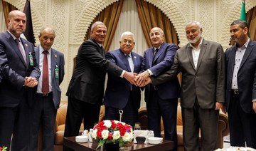 Palestinian president and Hamas chief hold rare meeting