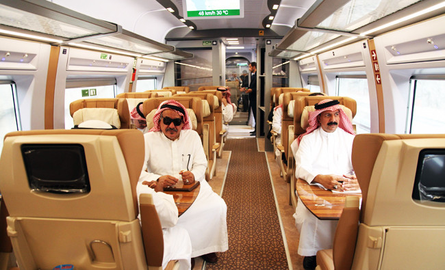 High-speed rail takes minister on first Madinah-Makkah journey | Arab