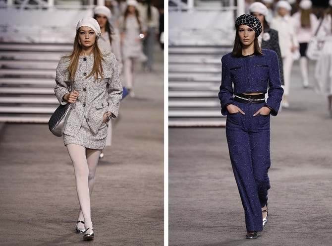 Hadid sisters walk the plank for Chanel