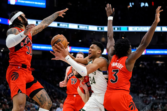 Hawks romp to Game 4 win without Young, Giannis goes down