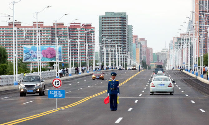 north korean traffic