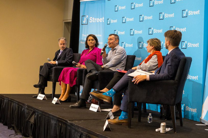 The panelists at the J Street conference on April 18-19, 2021. (Photo courtesy: jstreet.org)