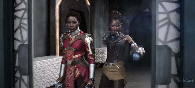 A scene from “Black Panther 2”, a Walt Disney movie adaption of the Marvel comics, which has brought Afrofuturist themes to a mainstream audience. (Screengrab from Youtube trailer video)