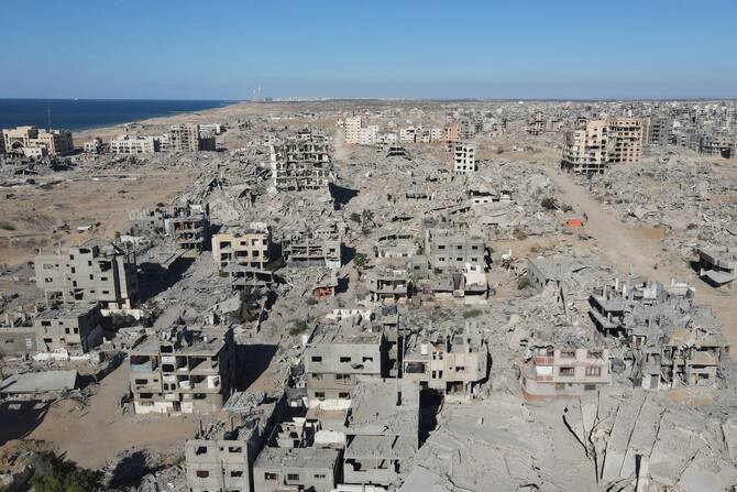 Every destroyed building in Gaza should be analyzed for evidence as to what happened (File/AFP)