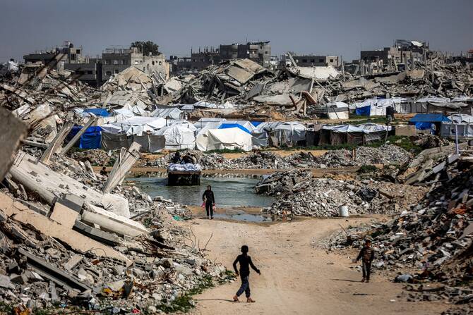 In Gaza, the “peace” looks remarkably like the war that preceded it (File/AFP)