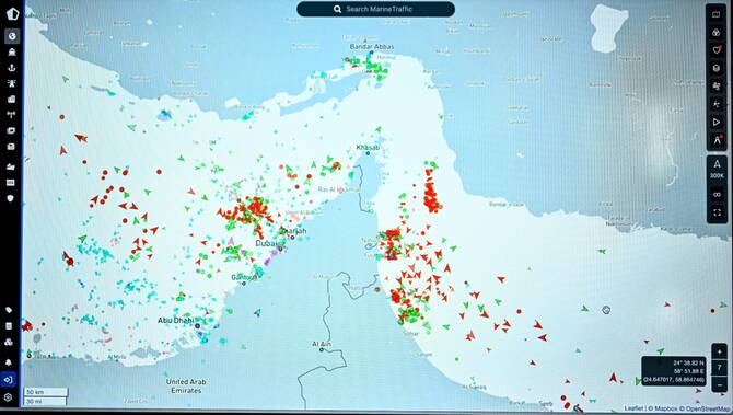 The countries affected by the closure of the strait need to find a way to allow commercial shipping to transit normally (AFP)
